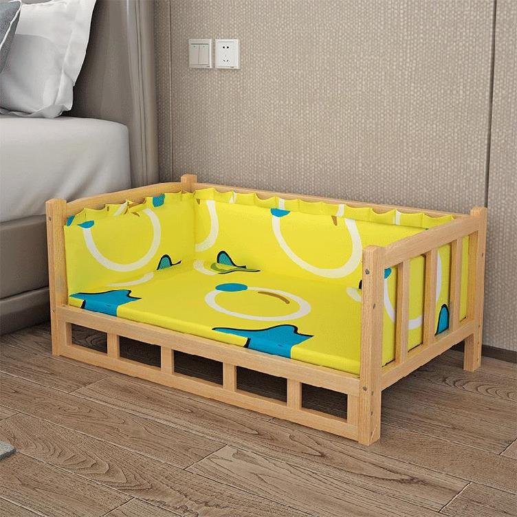 Bed Summer Wooden Wooden Bed Pet Dog Bed - 3