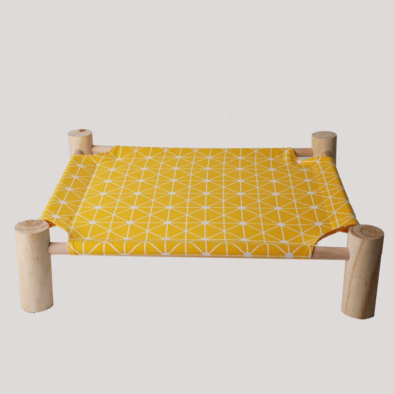 Removable And Washable Solid Wood Pet Dog Bed - 3