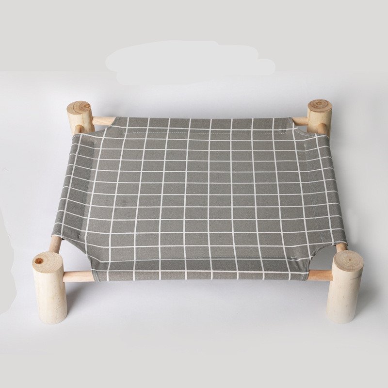 Removable And Washable Solid Wood Pet Dog Bed - 5