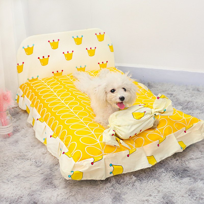 Teddy small dog pet bed - 8