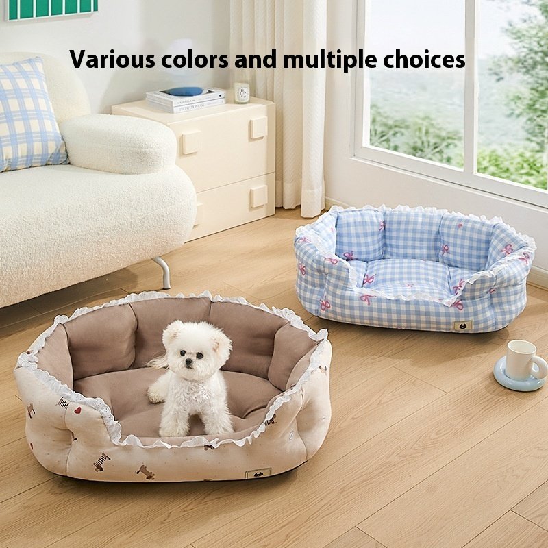 Semi-enclosed Pet Kennel For Small Dogs In All Seasons Of Summer