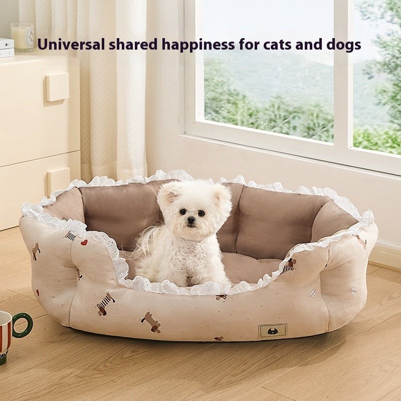 Semi-enclosed Pet Kennel For Small Dogs In All Seasons Of Summer - 4