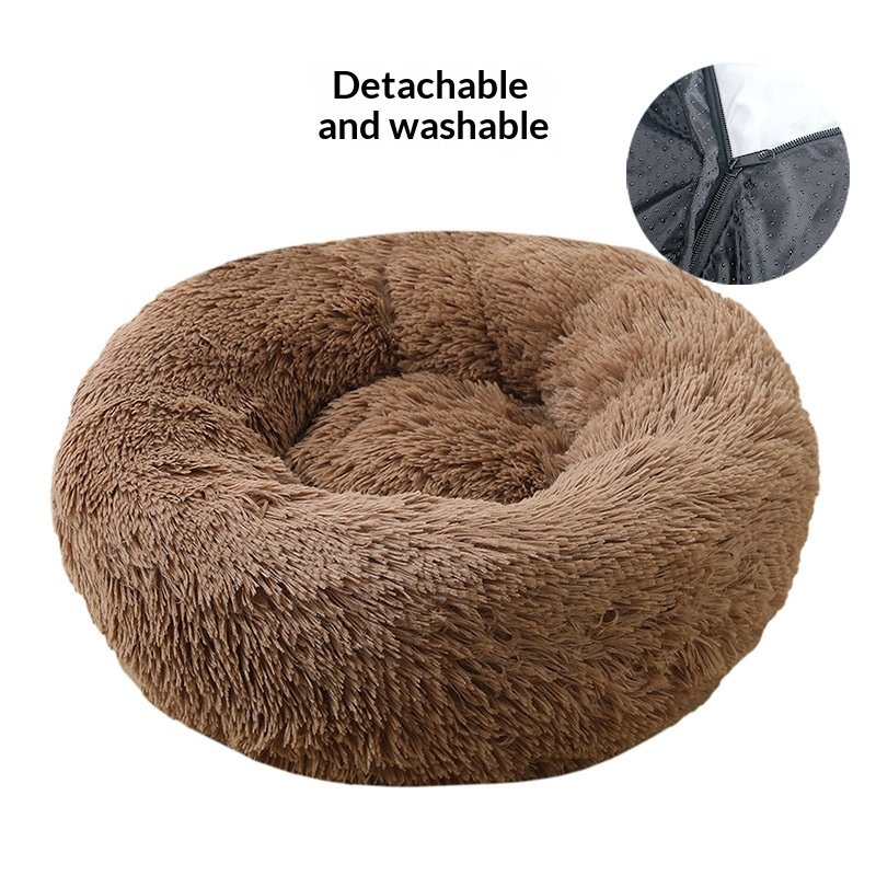 Pet Nest Warm Round Plush In Winter - 8