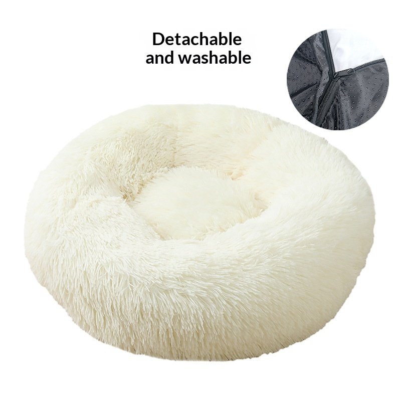 Pet Nest Warm Round Plush In Winter - 6