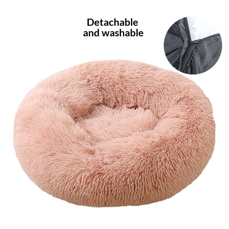 Pet Nest Warm Round Plush In Winter - 7