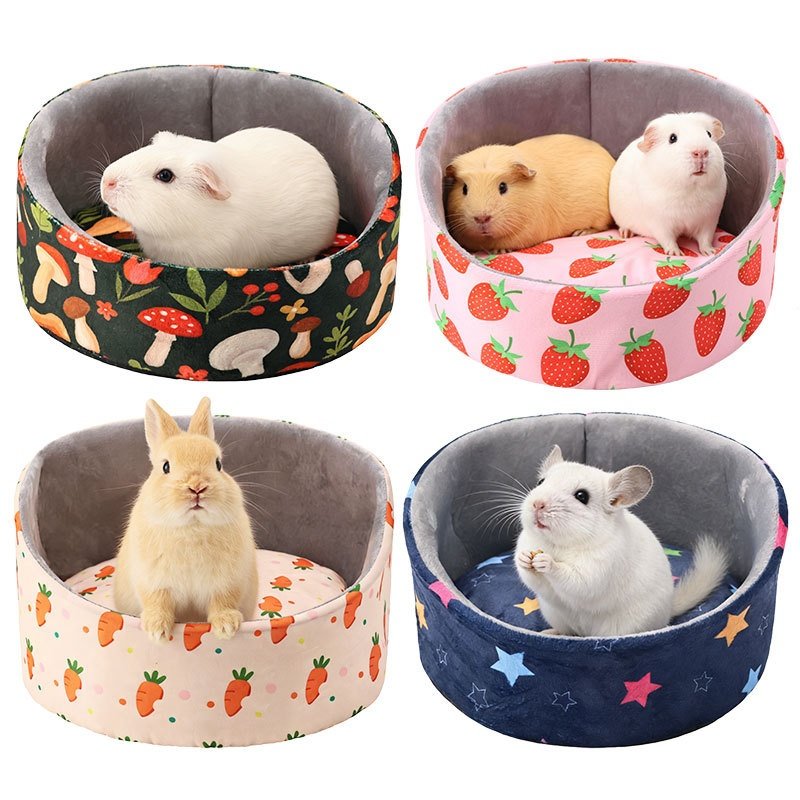 Small Pet Bed Guinea Pig Hideaway Hamster And Chinchilla Shelter - 2