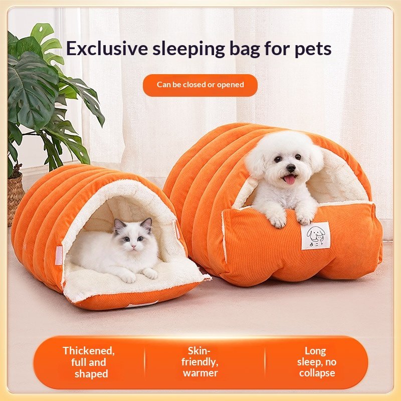 Three Dimensional Fenced Cat Bed Winter Proof Thickened For Warmth - 2