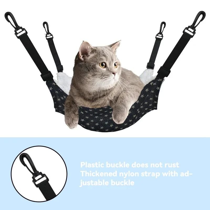 Designer Pet Hammock Cotton Mouse Ferrets Guinea Pig Cat Hanging Bed For Cats Rodents Hammock For Hamster Pets Supplies - 3