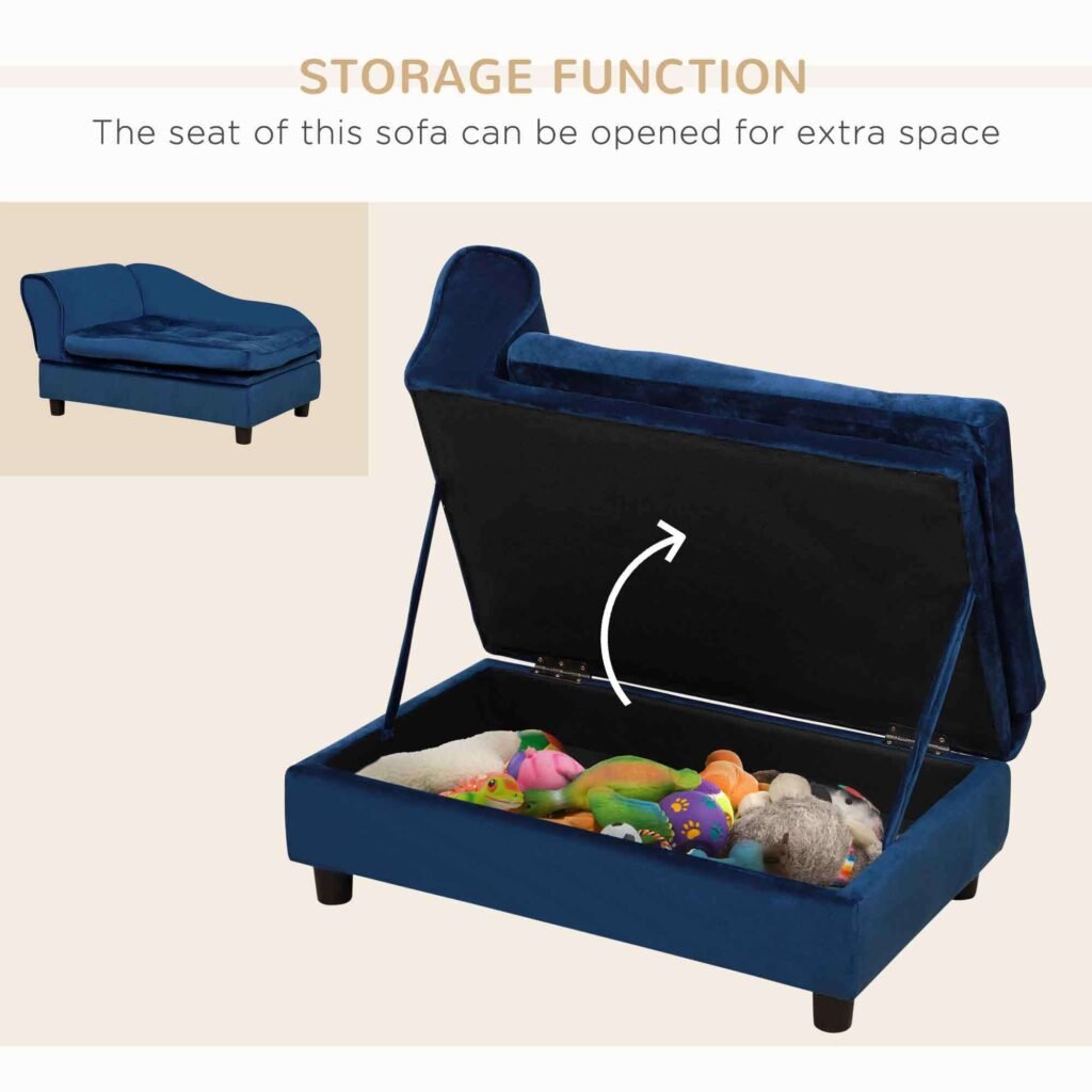 Luxury Small Dog Bed With Hidden Storage - 2
