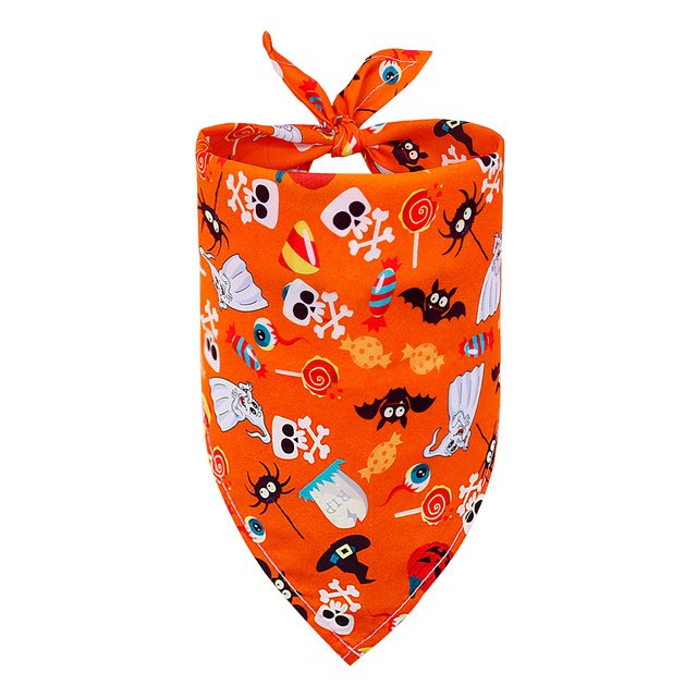 Dog Bandanas HalloweenAccessories Pet - 3