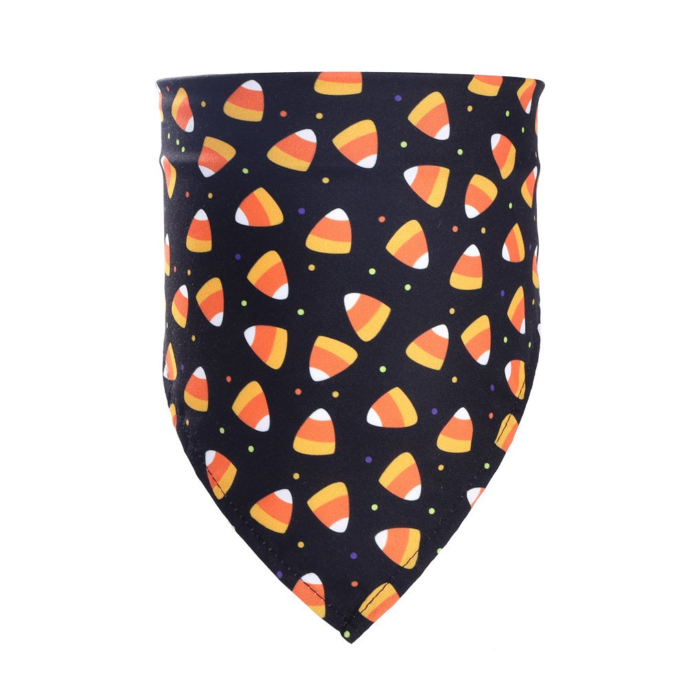 Halloween Pet Cat Dog Decorative Saliva Towel - 7