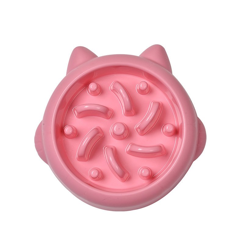 Pet Dog Cat Slow Feeder Bowls Anti Choking Slow Feeder Dish Bowl Home Dog Eating Plate Anti Gulping Bowl Supplies - 8