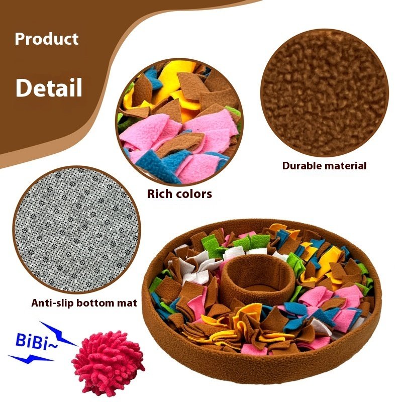 Pet Smell Puzzle Food Hiding Decompression Toy Mat - 2