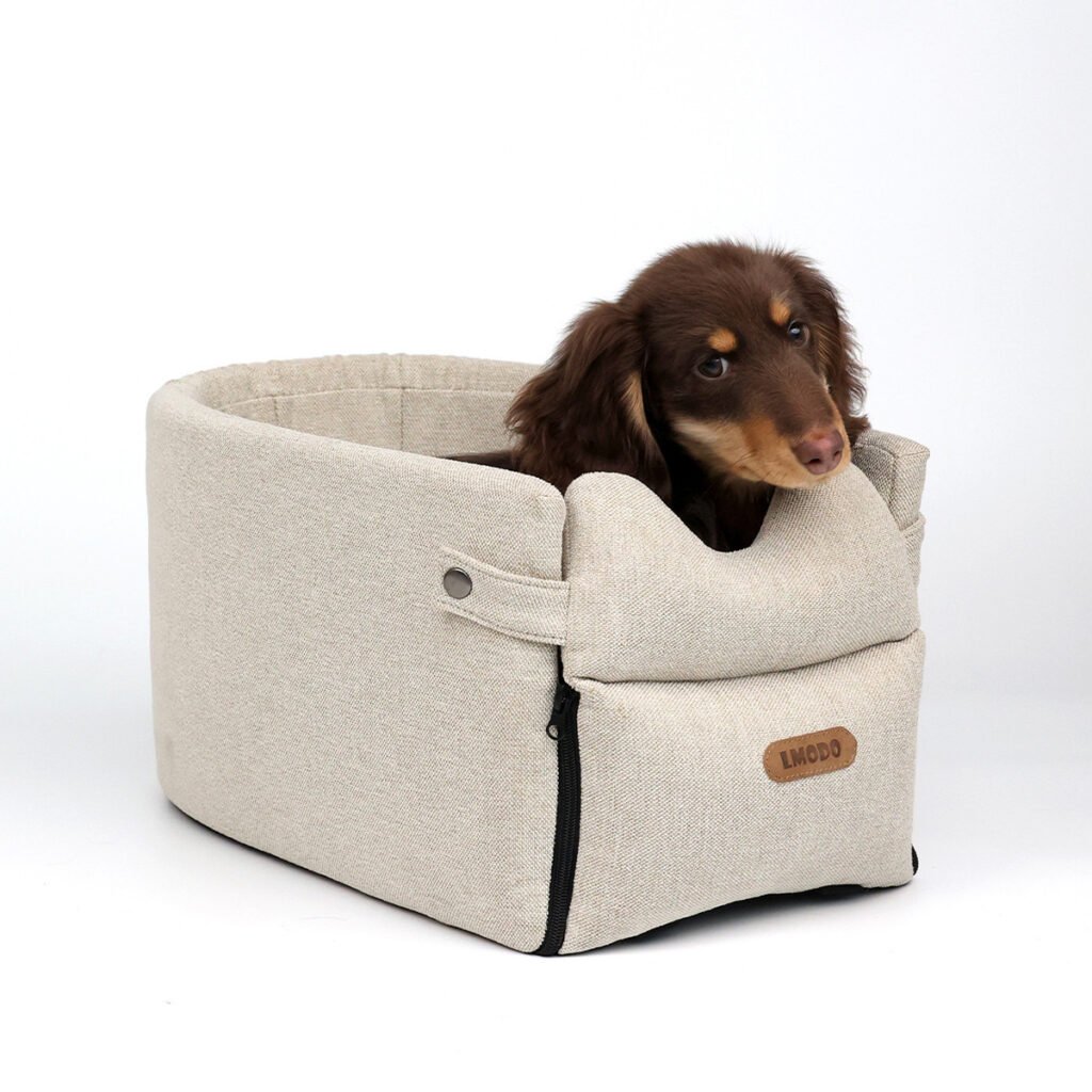 Car Central Dog Car Seat Bed Portable Dog Carrier For Small Dogs And Cats Safety Travel Bag Accessories Pet Products - 4