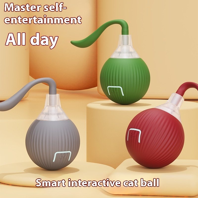 Interactive Cat Toy Ball Super Drive Cat Rolling Ball - 9