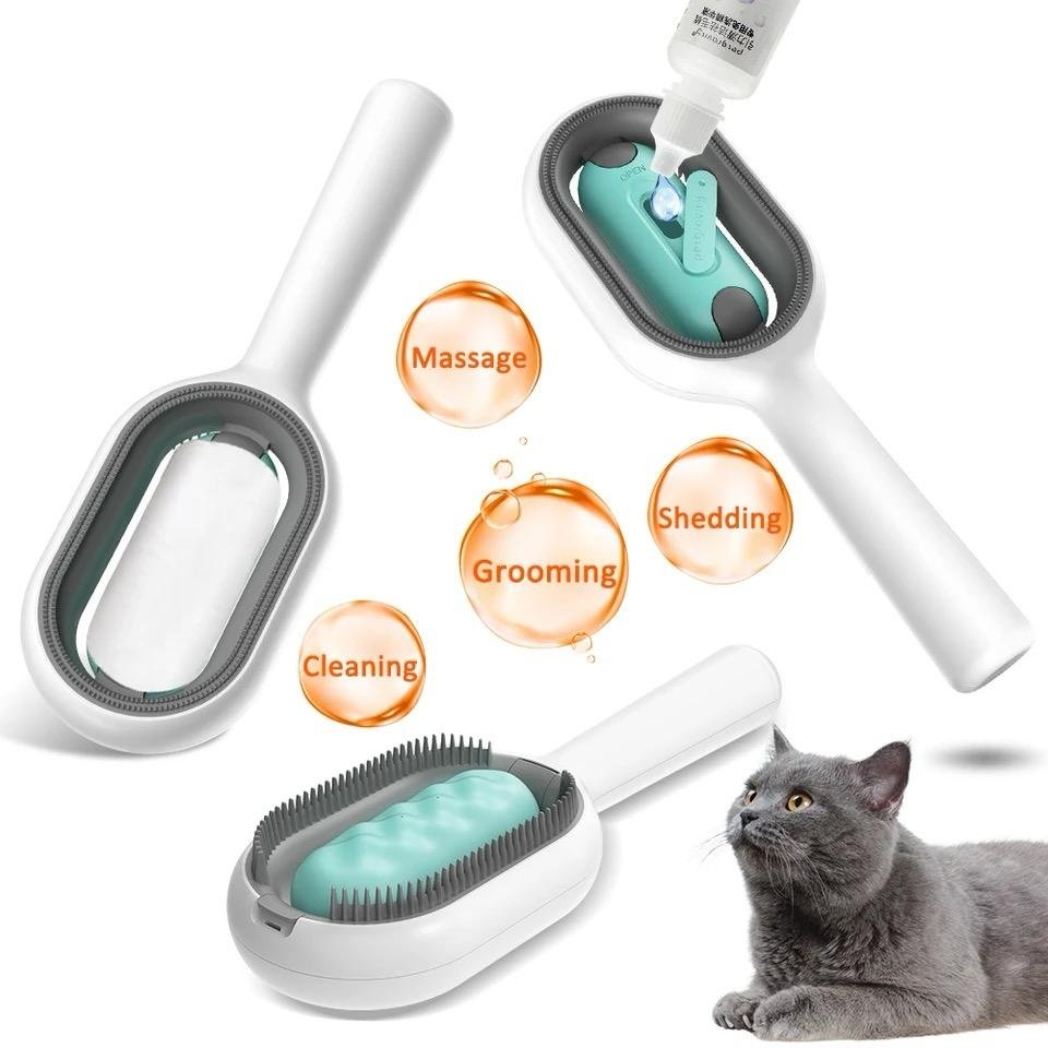 Pet Grooming Brush Dematting Dog Comb Cat Brush To Remove Floating Hair Sticky Hair With Tank Pet Cleaning Supplies - 10