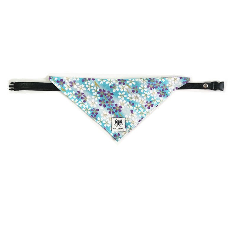 Japanese Tang Grass Pattern Dog Triangular Binder - 9