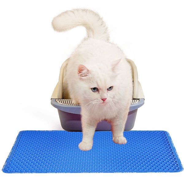 Double Layer Rice Shaped Cat Litter Pad - 4