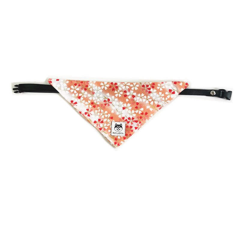 Japanese Tang Grass Pattern Dog Triangular Binder - 4