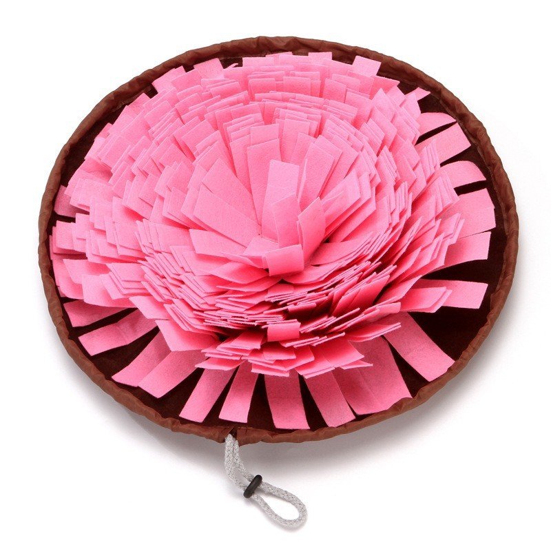 Pet Toy Dog Food-Dispensing Sniffing Training Bowl Puzzle Stress-Relief Scent Training - 6