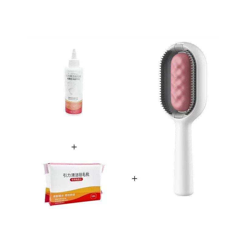 Pet Grooming Brush Dematting Dog Comb Cat Brush To Remove Floating Hair Sticky Hair With Tank Pet Cleaning Supplies - 8