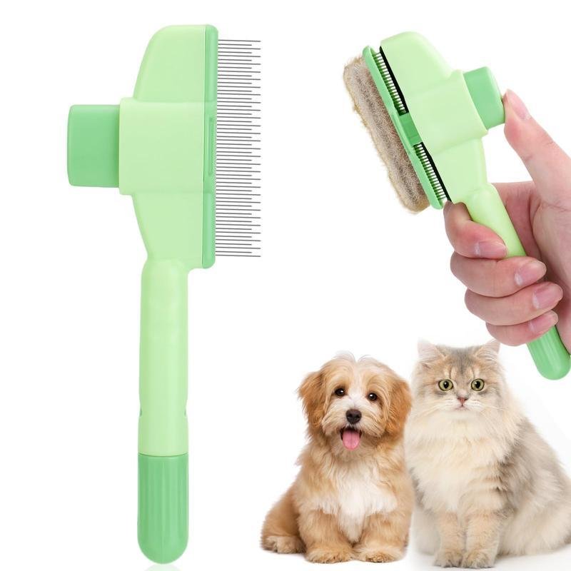 Cat And Dog Comb, Knot Remover, Hair Removal Tool, Pet Self-cleaning Comb, For Long Hair, Massage, Knot Removal, Hair Removal Exclusively - 7