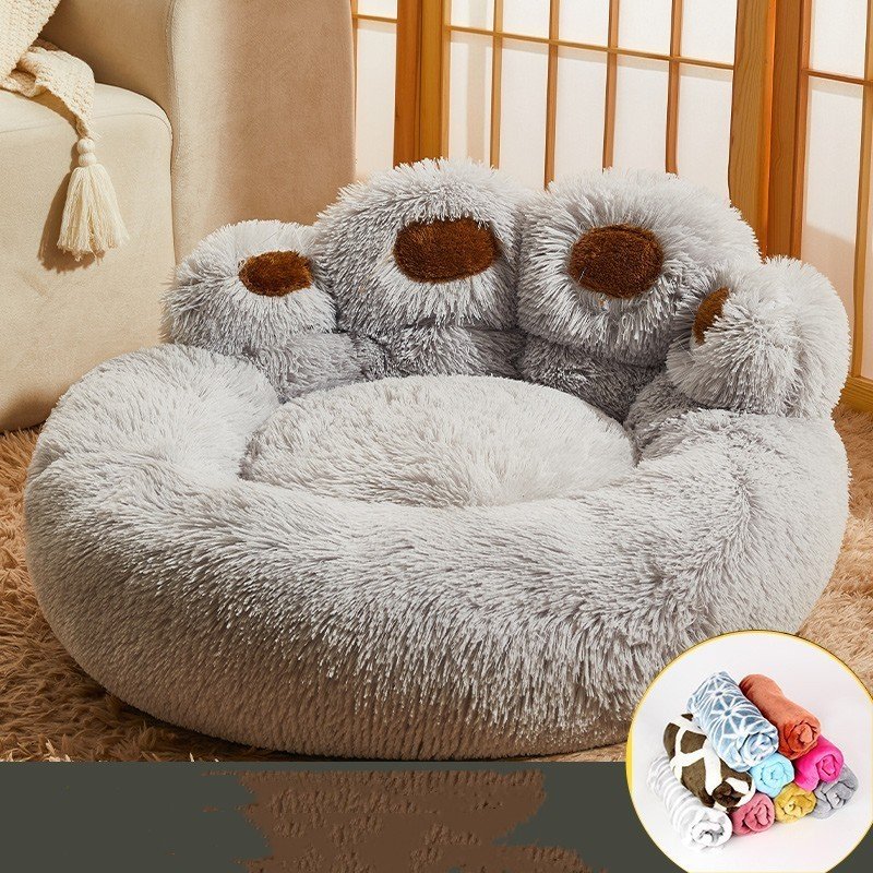 Kennel Warm Medium Large Dog Corgi Golden Retriever Bed Fleece-lined Sofa Mattress - 7