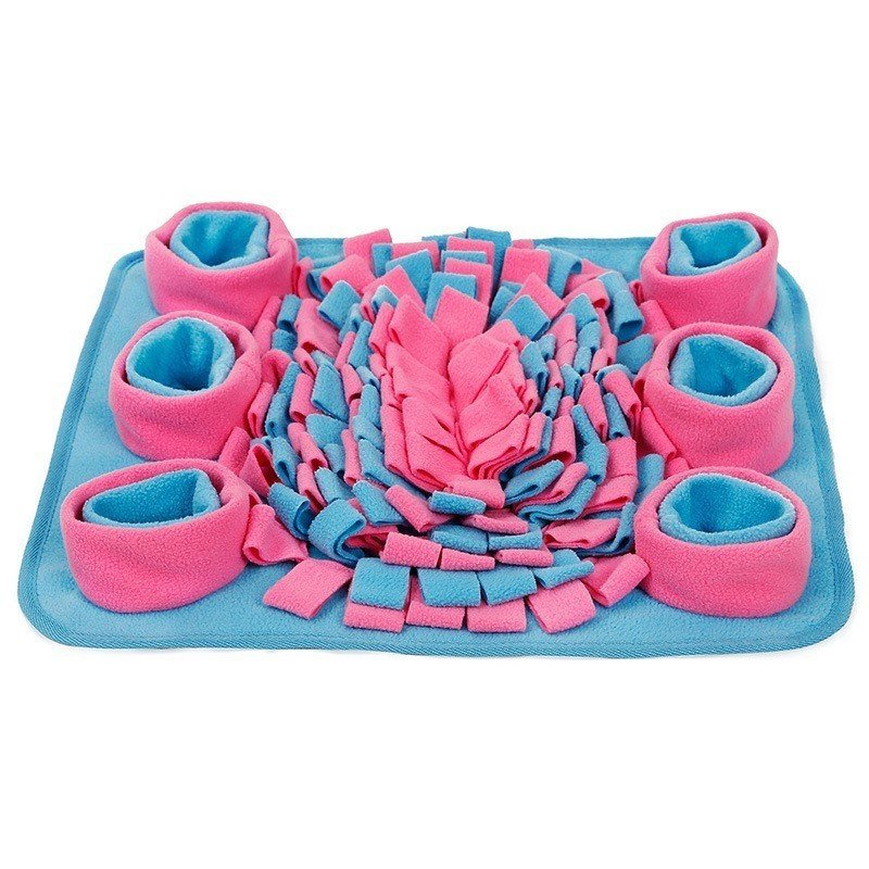 Dog Sniffing Mat Dog Puzzle Toy Pet Snack Feeding Mat Boring Interactive Game Training Blanket Snuffle Feeding Training Mat - 4