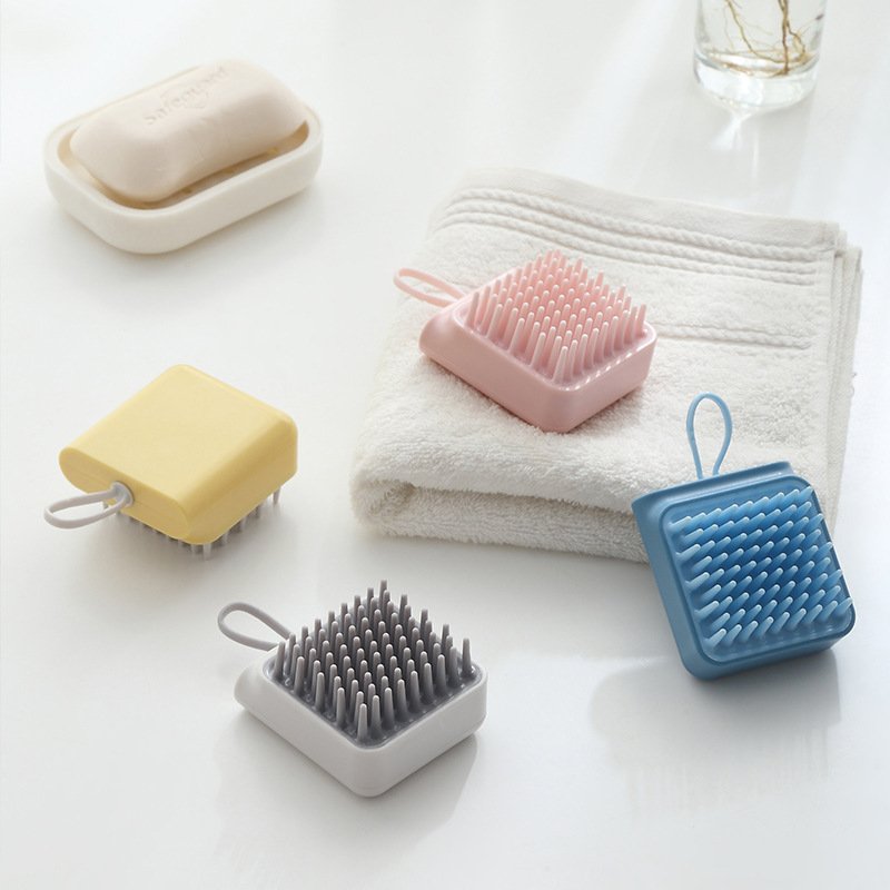 Pet Dog Cat Bath Brush Comb Multifunctional Brush Hair Fur Grooming Massaging Washing Comb Wet And Dry Remove Hair Knots - 5